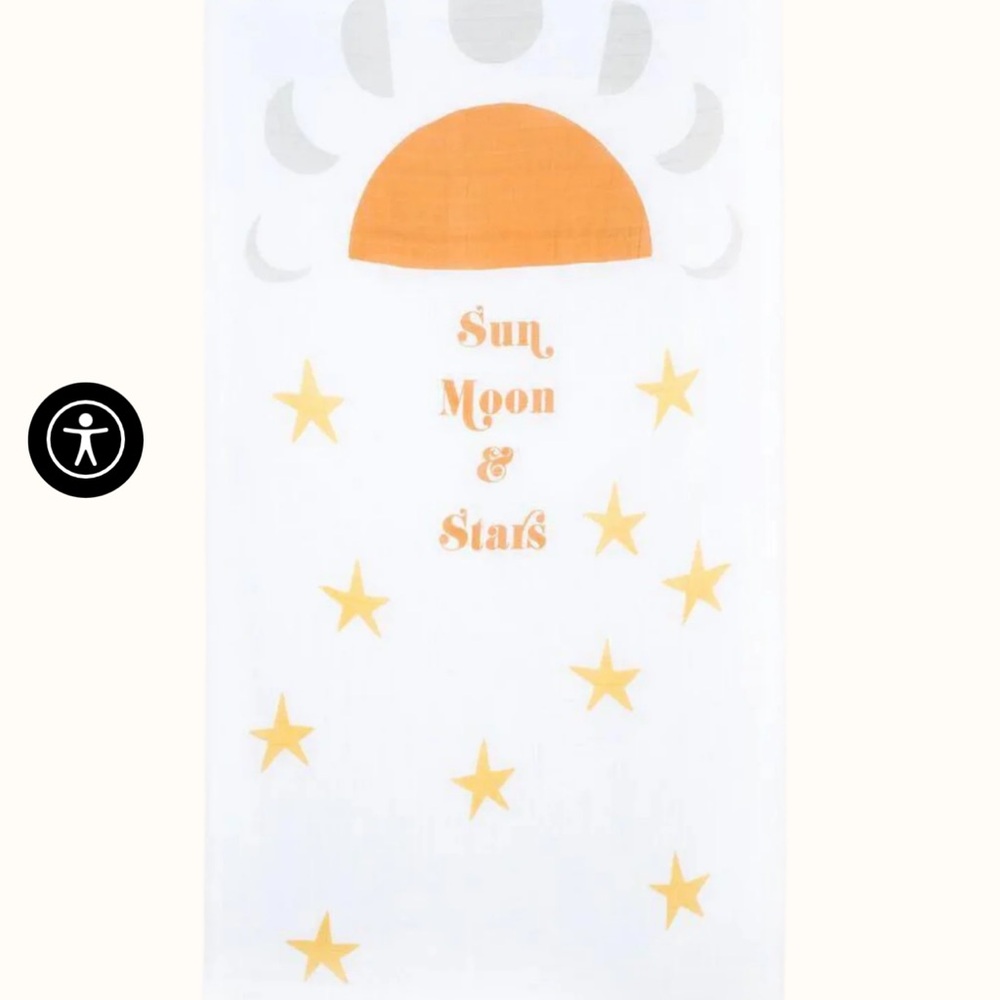 NWT Coveted Things Sun Moon and Stars Crib sheet - Picture 3 of 3